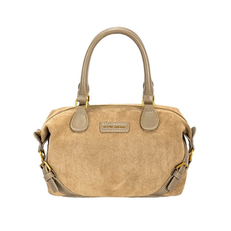 Sac Forme Bowling  Beige ou Camel DAVID JONES