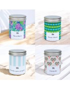 Bougie Vegan à Message Senteur Monoï Clémentine YAYA FACTORY