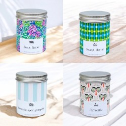 Bougie Vegan à Message Senteur Monoï Clémentine YAYA FACTORY