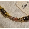 Collier Alfred en Rhodochrosite LA BALINAISE