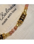 Collier Alfred en Rhodochrosite LA BALINAISE