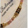Collier Alfred en Rhodochrosite LA BALINAISE
