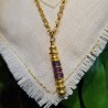 Collier Amulette en Améthystes LA BALINAISE