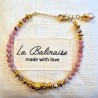 Bracelet Simone en Perles, en Rhodochrosite ou en Peitersite LA BALINAISE