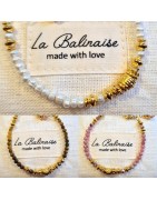 Bracelet Simone en Perles, en Rhodochrosite ou en Peitersite LA BALINAISE
