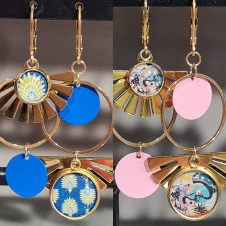 Boucles de Créateur Isis LES JOLIES D'EMILIE