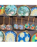 Petites Boucles d'Oreilles Dormeuses Colorées LES JOLIES D'EMILIE