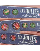 Puces d'Oreilles de Créateur Colorées LES JOLIES D'EMILIE