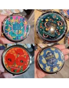 Miroir de Sac Coloré de Créateur Double Face LES JOLIES D'EMILIE