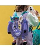 Sac à dos velours côtelé Kiprokos le Zèbre Les Déglingos