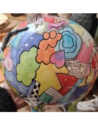 Grande Tirelire Pop Art en Céramique en forme de Cochon J LINE by JOLIPA