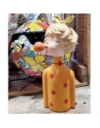 Figurine Buste Résine, Pop Art, Fille au Bubble Gum J LINE by JOLIPA