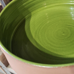 Plat à Four Rond Taille L ou Compotier ou Déco Collection Cabanon en Poterie ATELIER BERNEX