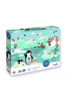 Puzzles 36 pièces, 4 ans + Les Esquimaux SENTOSPHERE