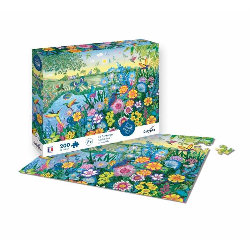 Puzzle 200 pièces, 7 ans + Le Printemps SENTOSPHERE