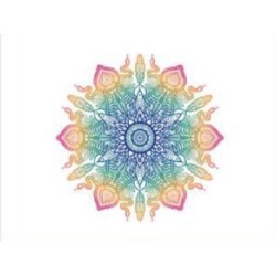 Pochette de 5 Lovely Tatoo Mandala Coloré Tatouages Ephémères SIOOU