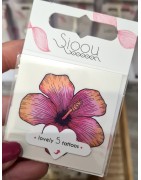 Pochette de 5 Lovely Tatoo Fleur d'Hibiscus Colorée Tatouages Ephémères SIOOU