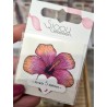 Pochette de 5 Lovely Tatoo Fleur d'Hibiscus Colorée Tatouages Ephémères SIOOU