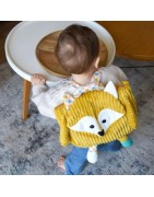 Sac à dos velours côtelé Cyranos le Renard Les Déglingos