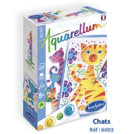 Aquarellum Mini, Les Dauphins ou Les Chats 5 ans + SENTOSPHERE