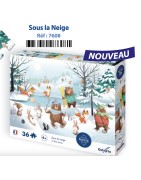Puzzles 36 pièces, 4 ans + Les Esquimaux ou Sous la Neige SENTOSPHERE