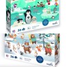 Puzzles 36 pièces, 4 ans + Les Esquimaux ou Sous la Neige SENTOSPHERE
