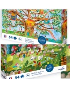 Puzzles 54 pièces, 5 ans + Le Village des Souris ou Cabane dans les Arbres SENTOSPHERE