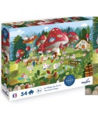 Puzzles 54 pièces, 5 ans + Le Village des Souris ou Cabane dans les Arbres SENTOSPHERE