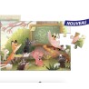 Puzzles 2 x 24 pièces, 3 ans + Vive l'Ecole, Ferme et Ville, Vie Dessus Vie Dessous SENTOSPHERE