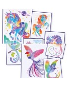 Aquarellum Junior Licornes, ou Oiseaux de Paradis 5 ans et plus SENTOSPHERE