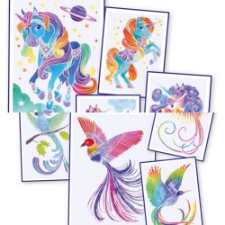 Aquarellum Junior Licornes, ou Oiseaux de Paradis 5 ans et plus SENTOSPHERE