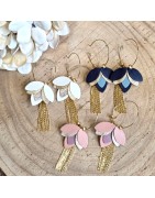 Boucles d'Oreilles Cuir Ninon ATELIER GUSTAVE