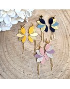 Boucles d'Oreilles Cuir Salomée ATELIER GUSTAVE