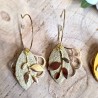 Boucles d'Oreilles Cuir Joséphine ATELIER GUSTAVE