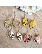 Boucles d'Oreilles Cuir Joséphine ATELIER GUSTAVE