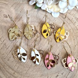 Boucles d'Oreilles Cuir Joséphine ATELIER GUSTAVE