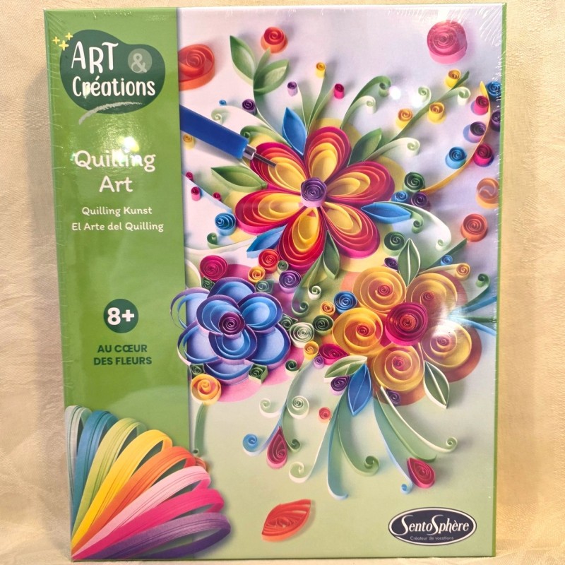 Jeu Loisirs Créatifs Quilling Art, Les Fleurs 8 ans + SENTOSPHERE