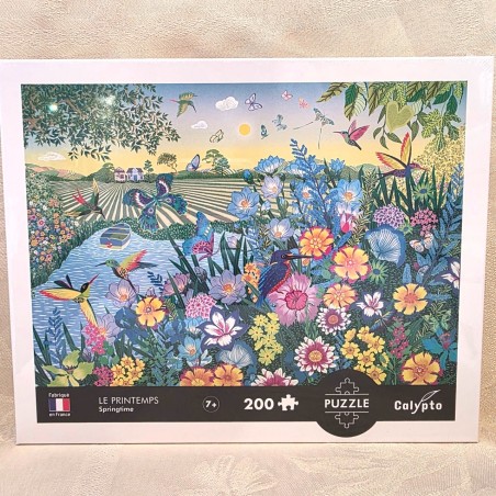 Puzzle 200 pièces, 7 ans + Le Printemps SENTOSPHERE