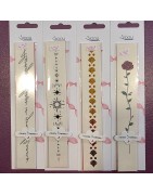 Pochette de 5 Lovely Tattoo  Bracelet (ou dos, ou bras, etc...) Tatouages Ephémères SIOOU