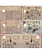 Planche de Mini Tatouages Ephémères Mini SIOOU
