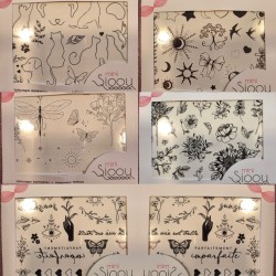Planche de Mini Tatouages Ephémères Mini SIOOU