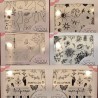 Planche de Mini Tatouages Ephémères Mini SIOOU