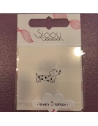 Pochette de 5 Lovely Tattoo un Amour de Teckel Tatouages Ephémères SIOOU