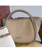 Sac à Main Taupe Forme Shopping DAVID JONES