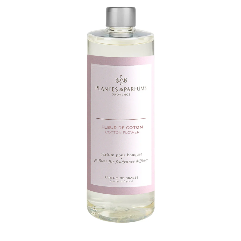 Recharge 200ml pour Diffuseur à la Fleur de Coton PLANTES ET PARFUMS