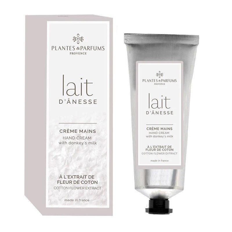 Crème pour les Mains au Lait d'Anesse BIO et à la Fleur de Coton 75ml PLANTES ET PARFUMS