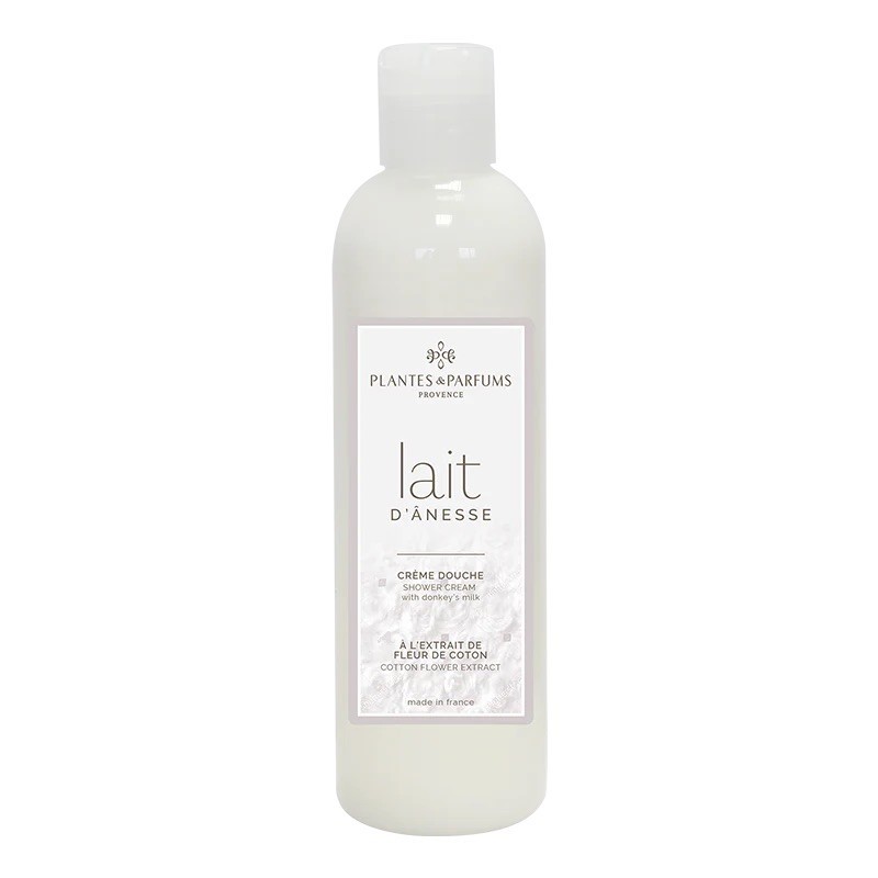 Crème de Douche au Lait d'Anesse BIO et à la Fleur de Coton PLANTES ET PARFUMS