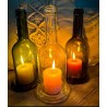 Photophore Bouteille Upcyclée PLATES ET CULOTTÉES