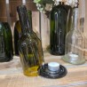 Photophore Bouteille Upcyclée PLATES ET CULOTTÉES