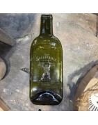 Planche Apéritive en Bouteille 75cl Upcyclée Inscription "Apérophilie" PLATES ET CULOTTÉES